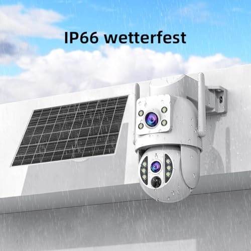 Outdoor Solar Surveillance Camera 2K