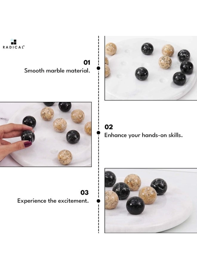 tic_tac_toe - Marble Handmade Red and Coral