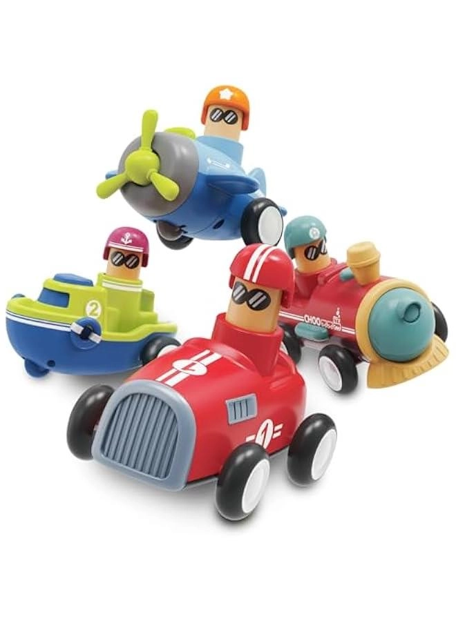 Generic Pull Back Cars - 4 Pcs