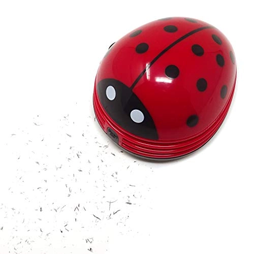 Honbay Ladybug Shaped Portable Corner Desk Vacuum Cleaner