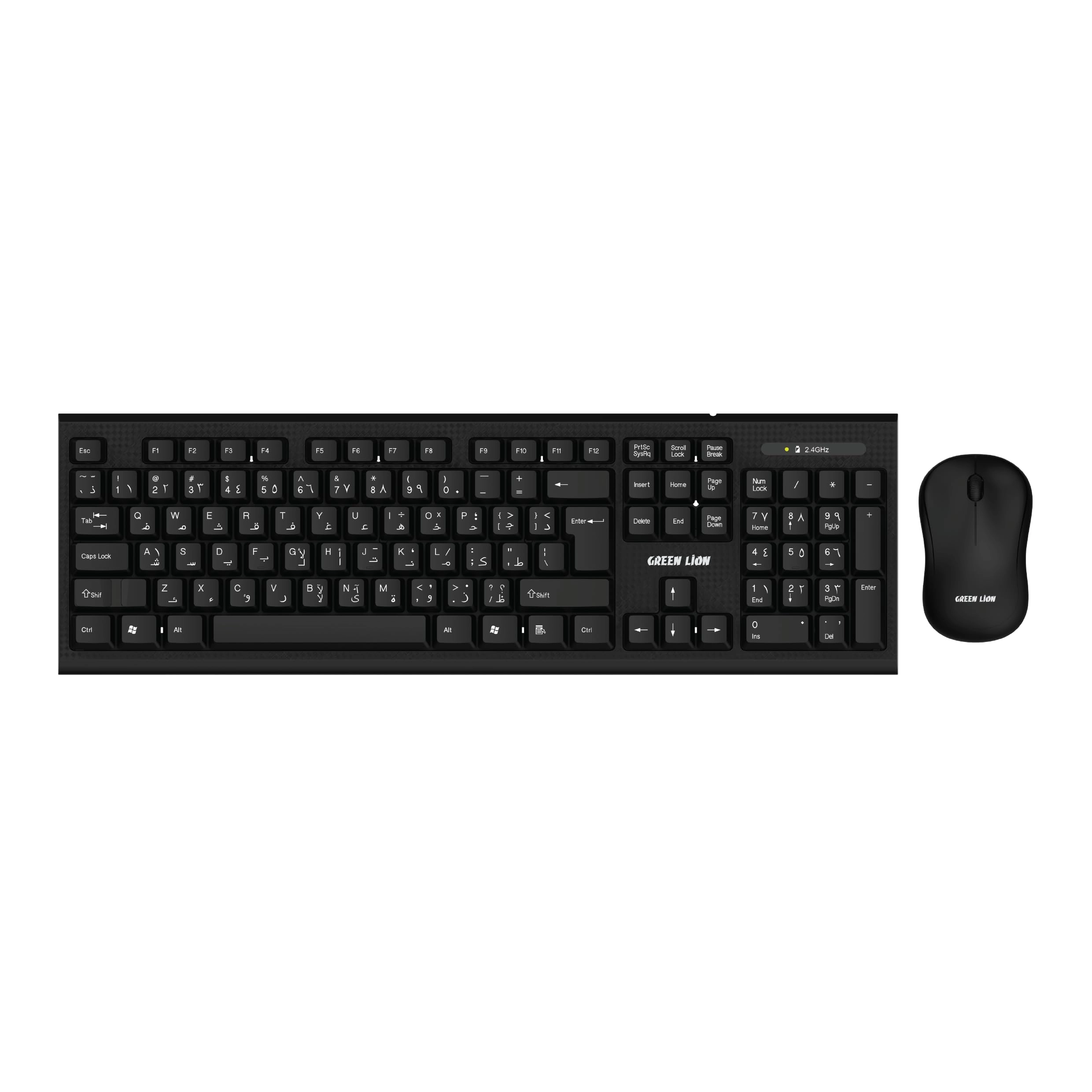 GREEN LION Wireless Duo Keyboard & Mouse - AR/EN Wireless