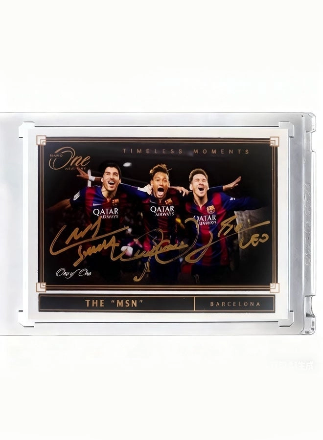Panini Messi Neymar Suarez - Signature Refractor