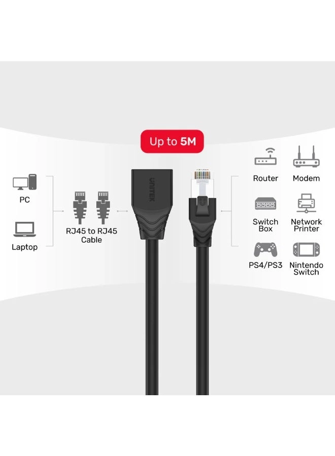 Cat 6 STP RJ45 Ethernet Extension Cable - 2M