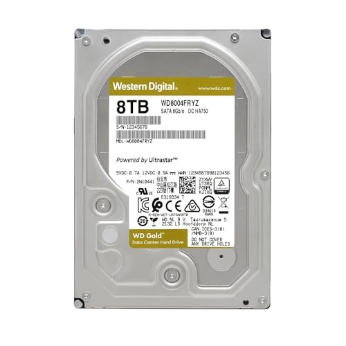 Gold 3.5" 7200rpm 256Mo SATA 6Gb/s (WD8004FRYZ-SPVAEB0) - 8TB