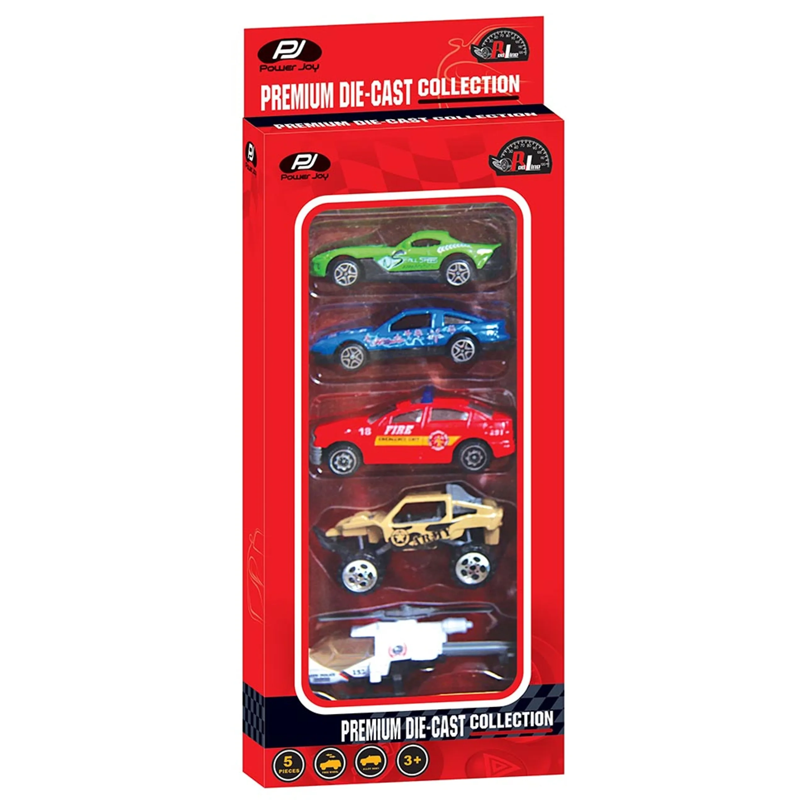 Power Joy V.Vroom Diecast Premium - 1:64 5 pcs Gift Pack