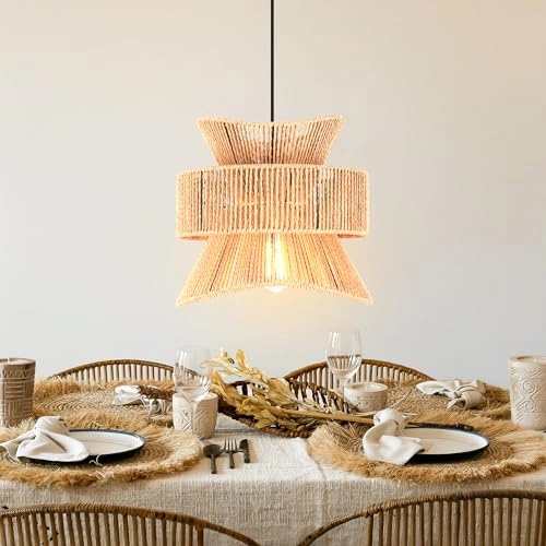 Rattan Chandelier