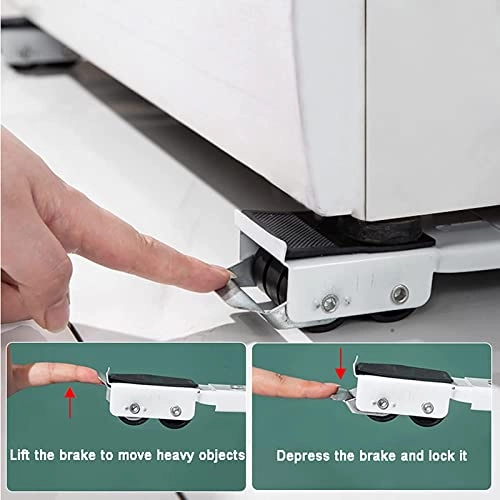 Washing Machine Base - Silver Adjustable 45-70cm