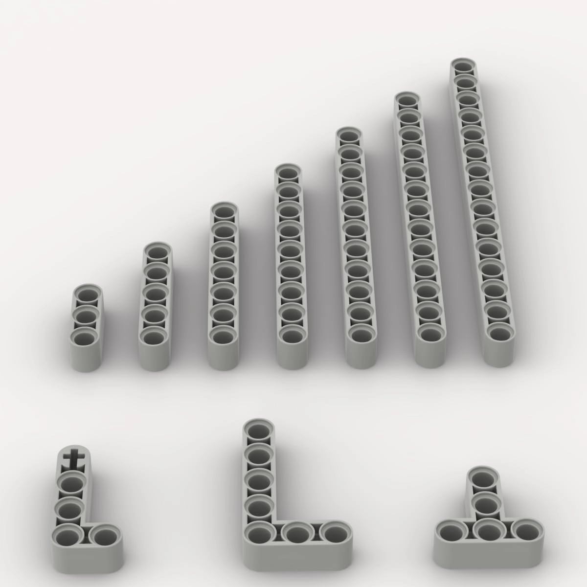 Liftarms for LEGO A0001 - Plastic 80