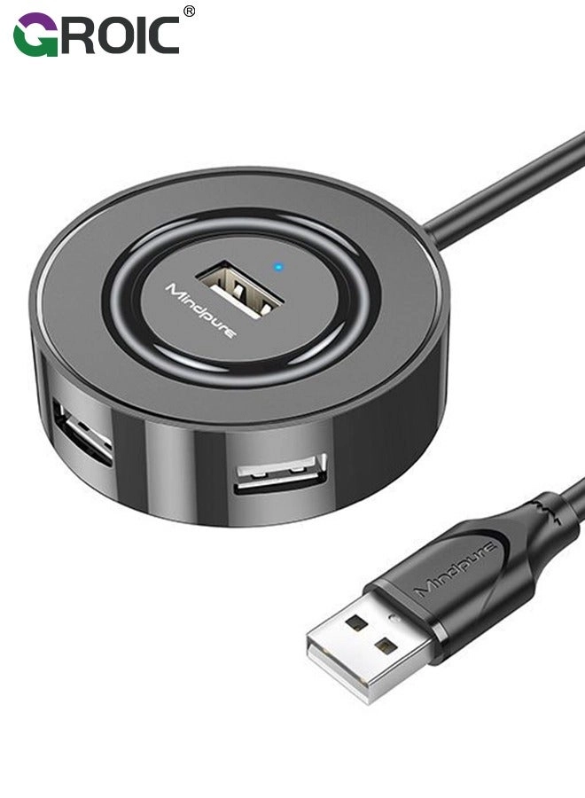 GROIC 4-Port Expansion USB Splitter - True