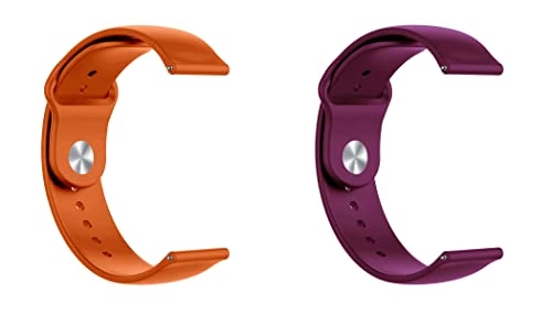2 Pack 20mm Silicone Watch Band for Sekonda Motion