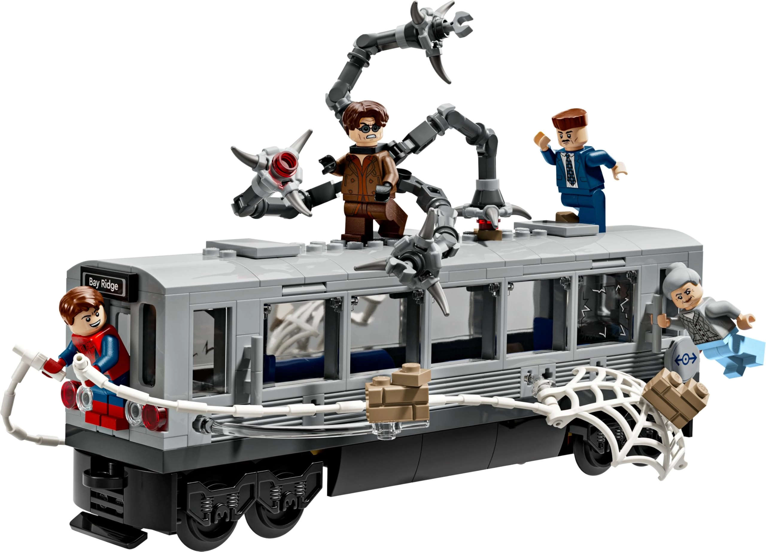 Marvel Spider-Man Vs. Doc Ock Subway Train Scene (76321)