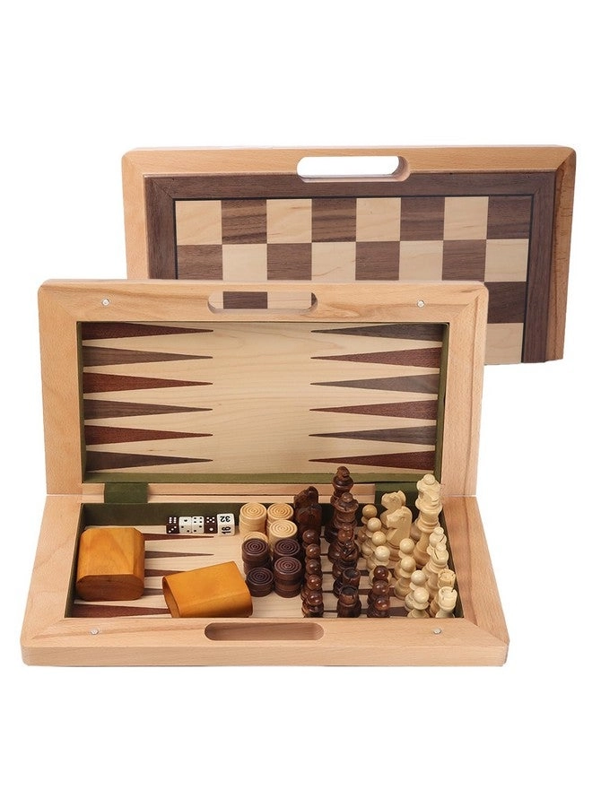 GSE Games & Sports Expert Chess + Checker + Backgammon