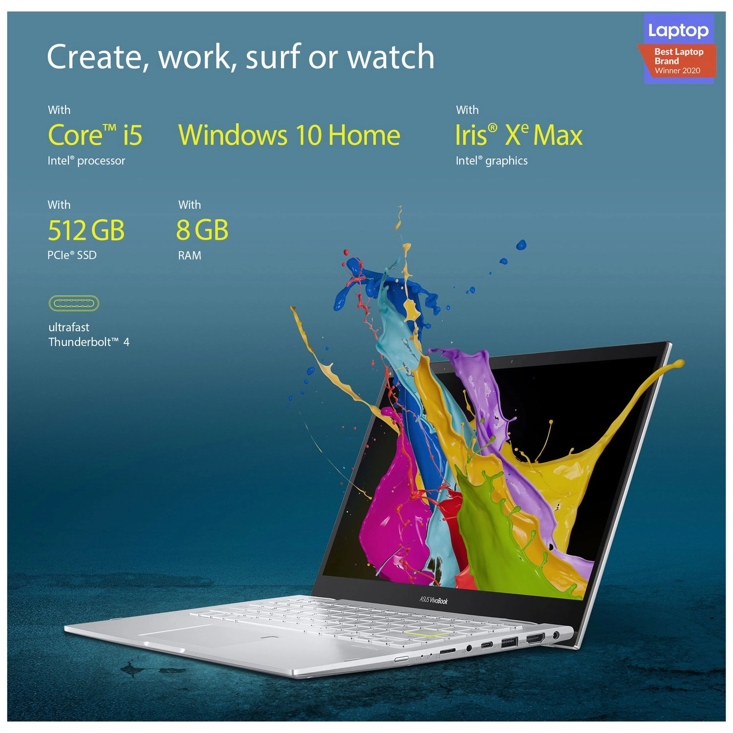 Vivobook Flip 14 - 14'' Core i5-1135G7 8GB 512GB SSD