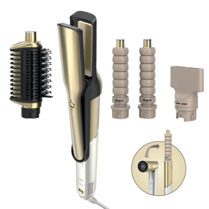 Shark Glam Straight, Waves & Curls Multi-Styler