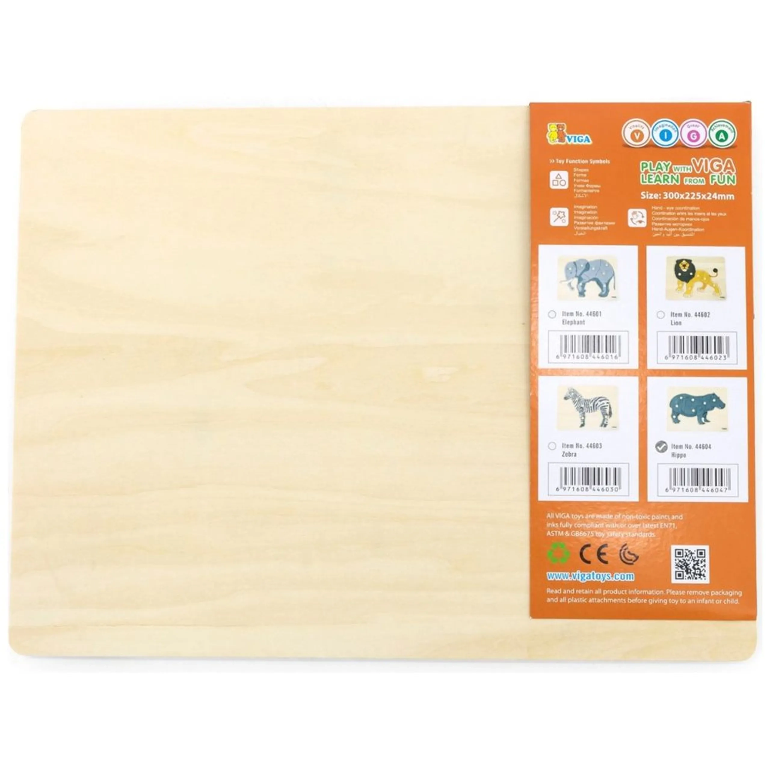Shape Block Puzzle - Hippo - 3 +