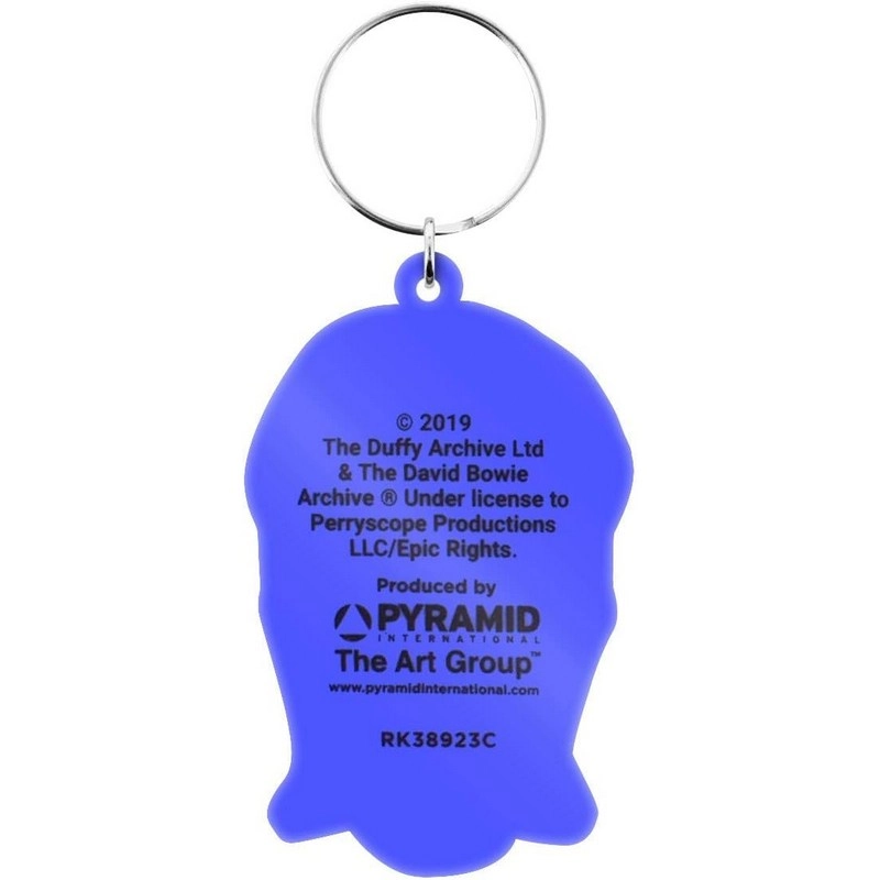 David Bowie Aladdin Sane Rubber Keychain