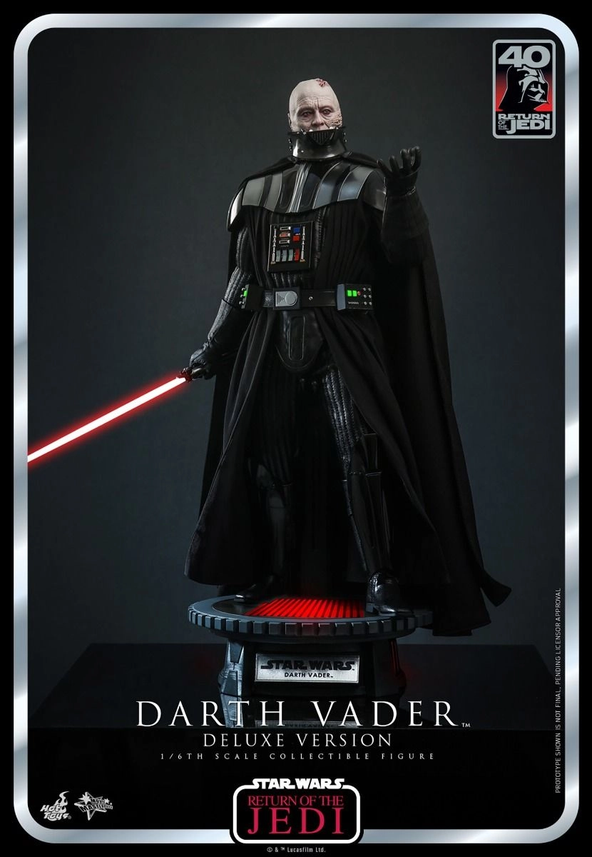Darth Vader RETURN OF THE JEDI 40th Anniversary (Deluxe Edition) Action Figure - Sixth Scale