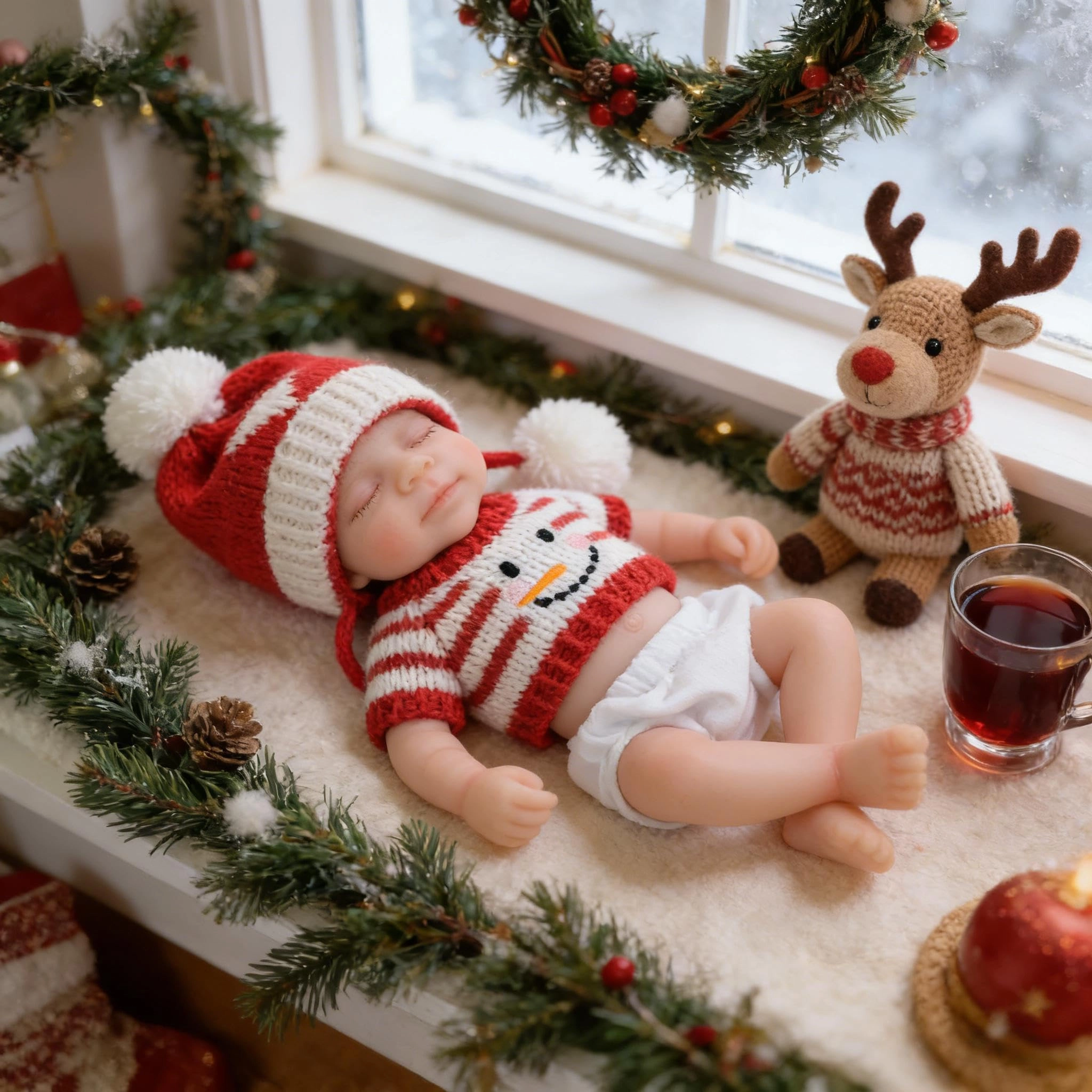 Nanjing Tianzeng Gifts Co.,Ltd Pascale Reborn Baby Doll - 8 inch Silicone Ages 3+