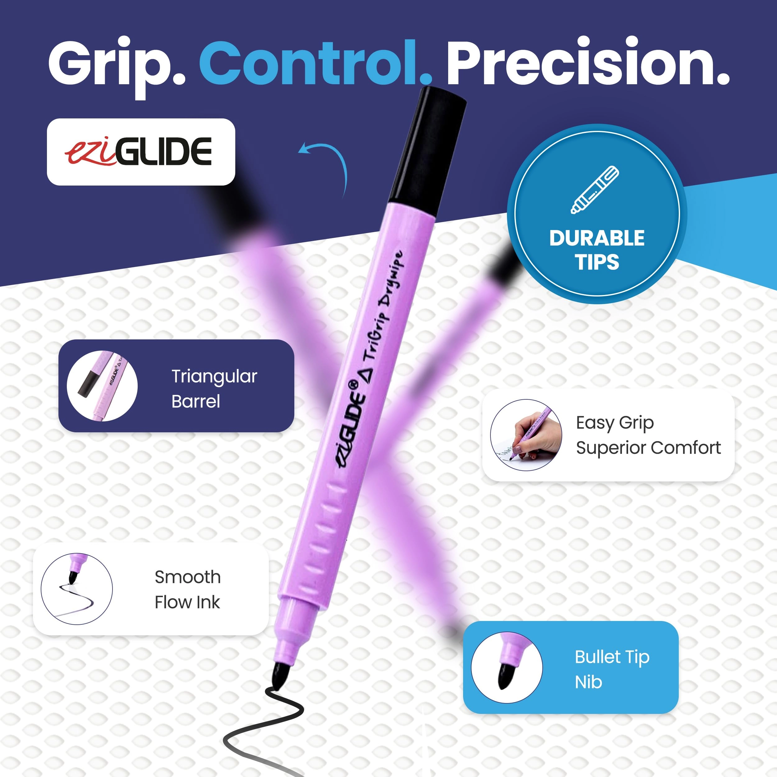 Whiteboard Marker - Black Bullet Tip