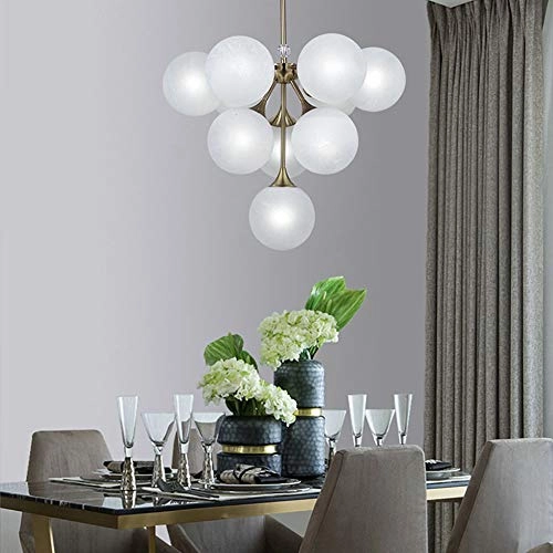 G9 Nordic Creative Glass Bubble Chandelier - 13 head Golden.