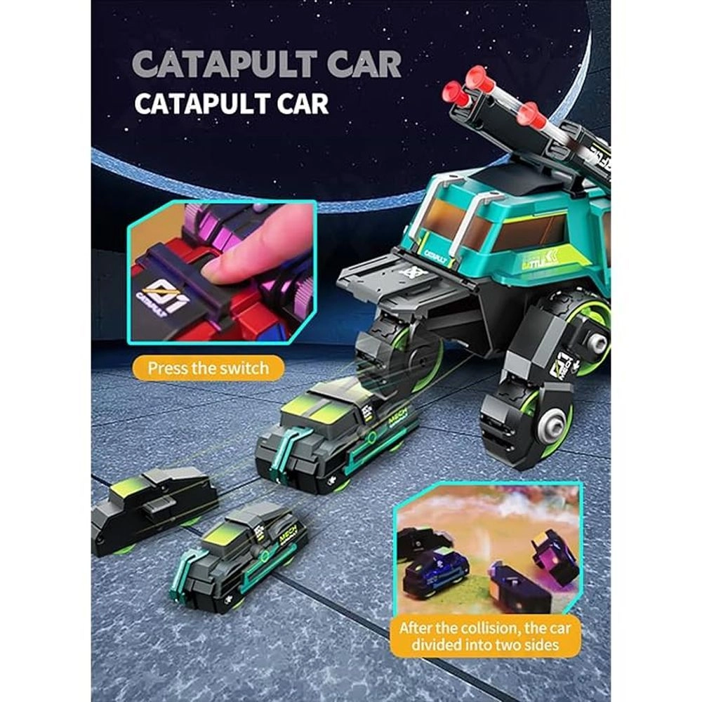 3In1 Die Cast Catapult Car - 1:24 1 pcs