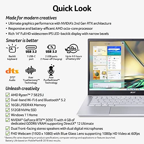 Swift X SFX14-42G-R7GT - 14'' Ryzen 7 16GB 512GB SSD