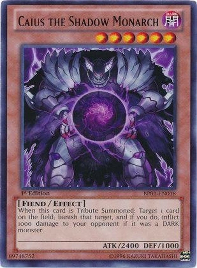 Yu-Gi-Oh! Caius The Shadow Monarch BP01-EN018