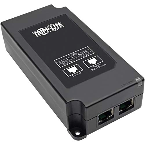 Tripp Lite Gigabit PoE+ Midspan Active Injector - 30W 1 Port IEEE 802.3at / 802.3af Gigabit