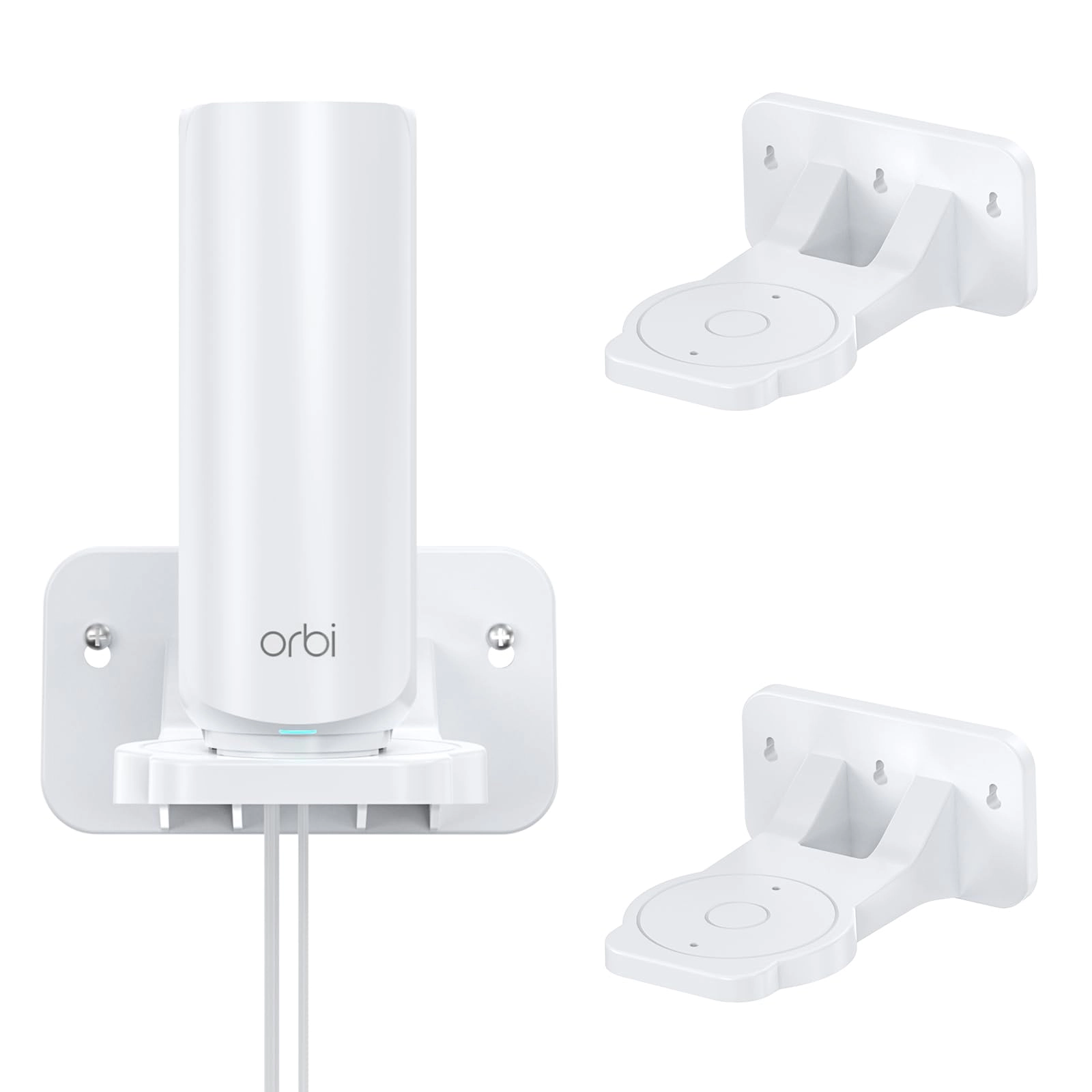 XLTTYWL Orbi WiFi 7 Wall Mount - 2 Packs Orbi WiFi 7 Mesh Systems and Nighthawk WiFi 7 routers