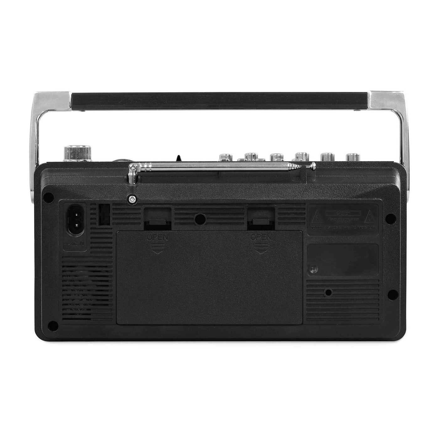 Mini Bluetooth Boombox - Cassette Player AM/FM Radio