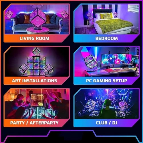 Infinity Mirror Tunnel Light - 1.0 Count