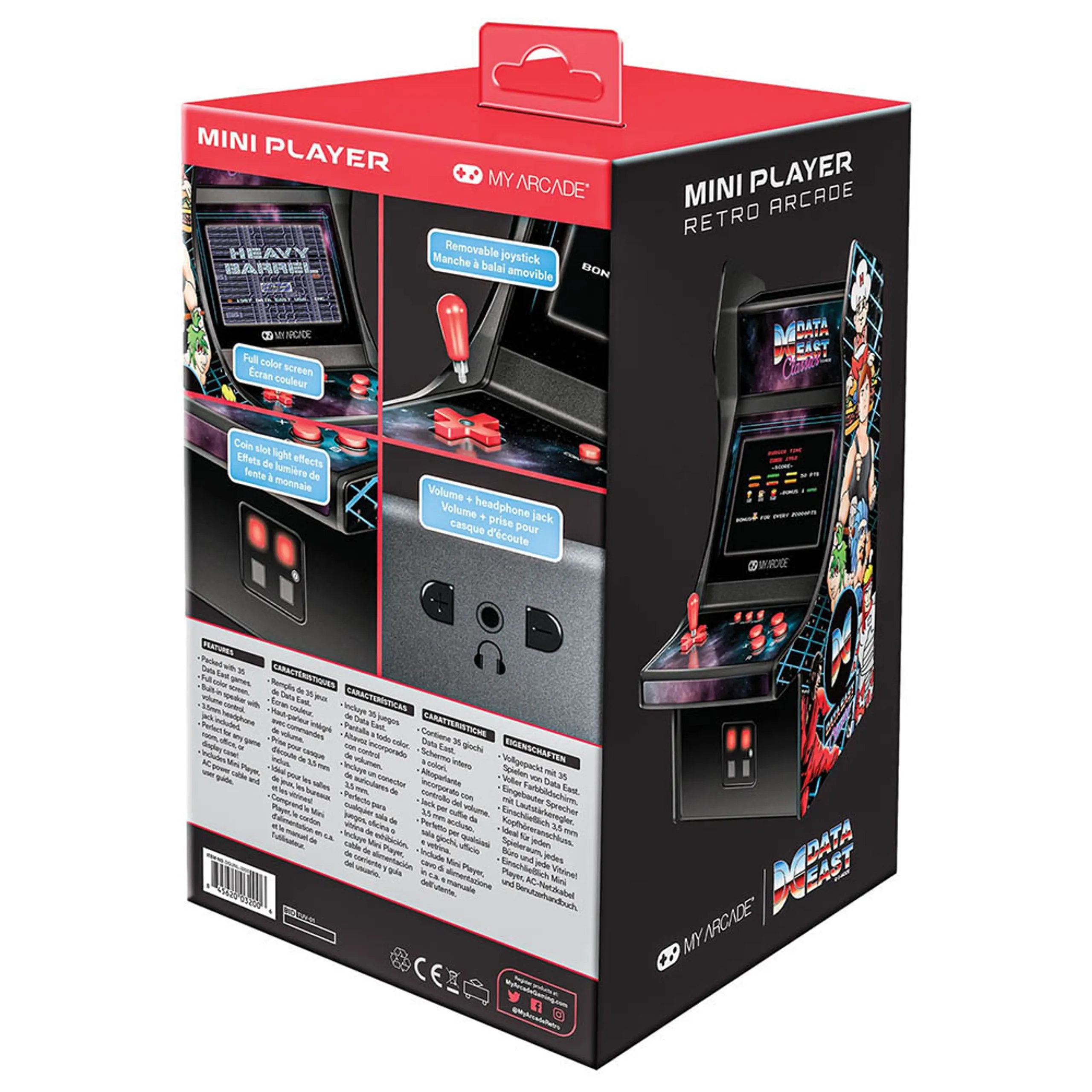 Data East Mini Player - 34 Games 4.25" screen