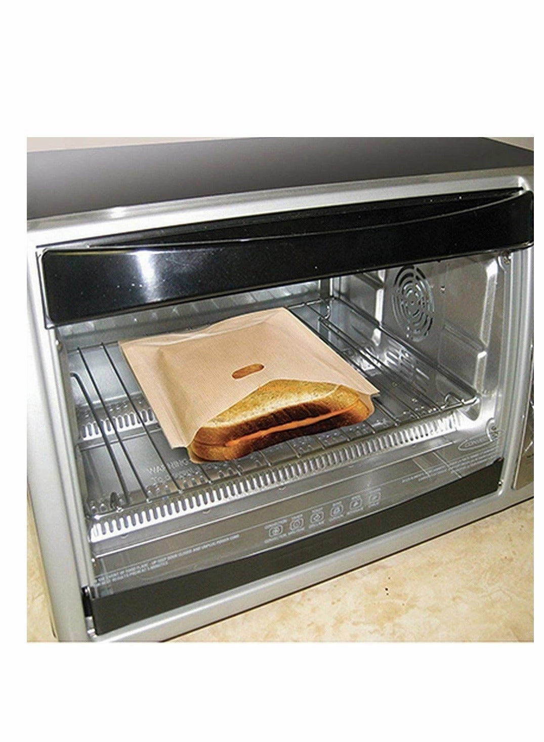 Non Stick Toaster Bags - Heat Resistant 250°C 10 Pack