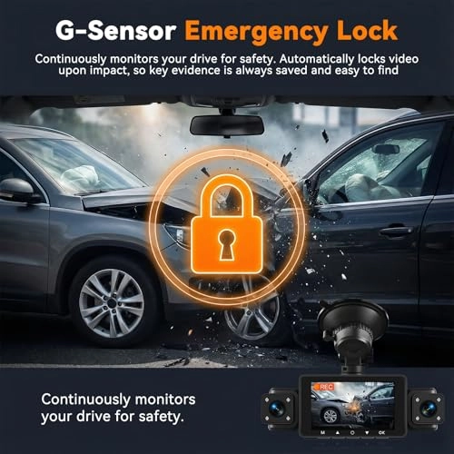 4-Channel Dash Cam - 1080P