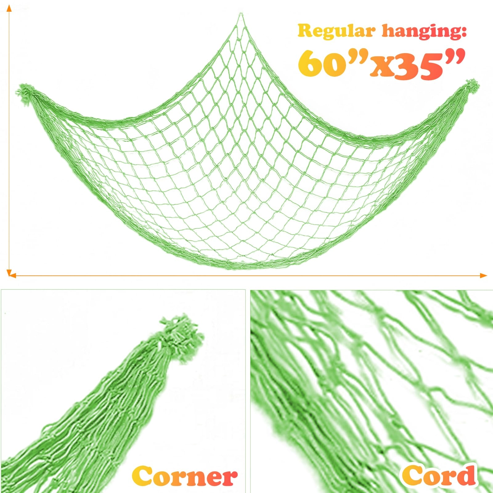 Fish Net Decorations - 2 Pack Party