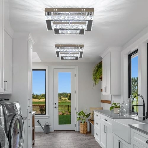 Moderne Rechteckige Deckenleuchte K9 - 6500K Not Dimmable