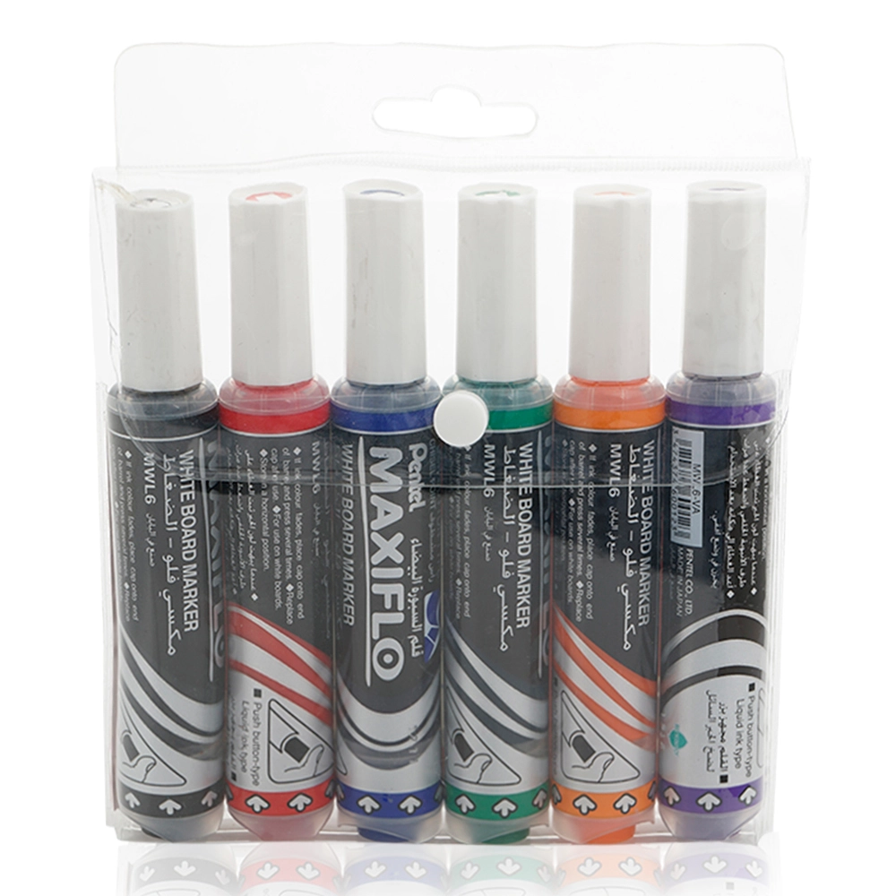 MaxiFlo Whiteboard Markers - colorful Fine Bullet Point Tip