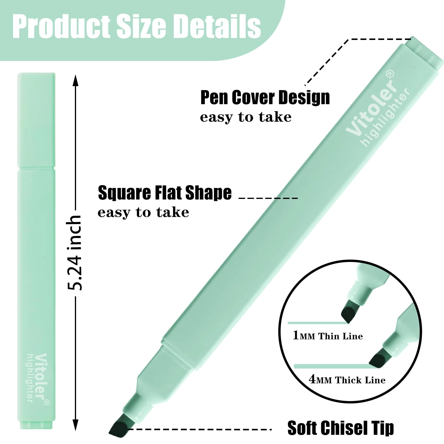 Bible Highlighters - Pastel Chisel