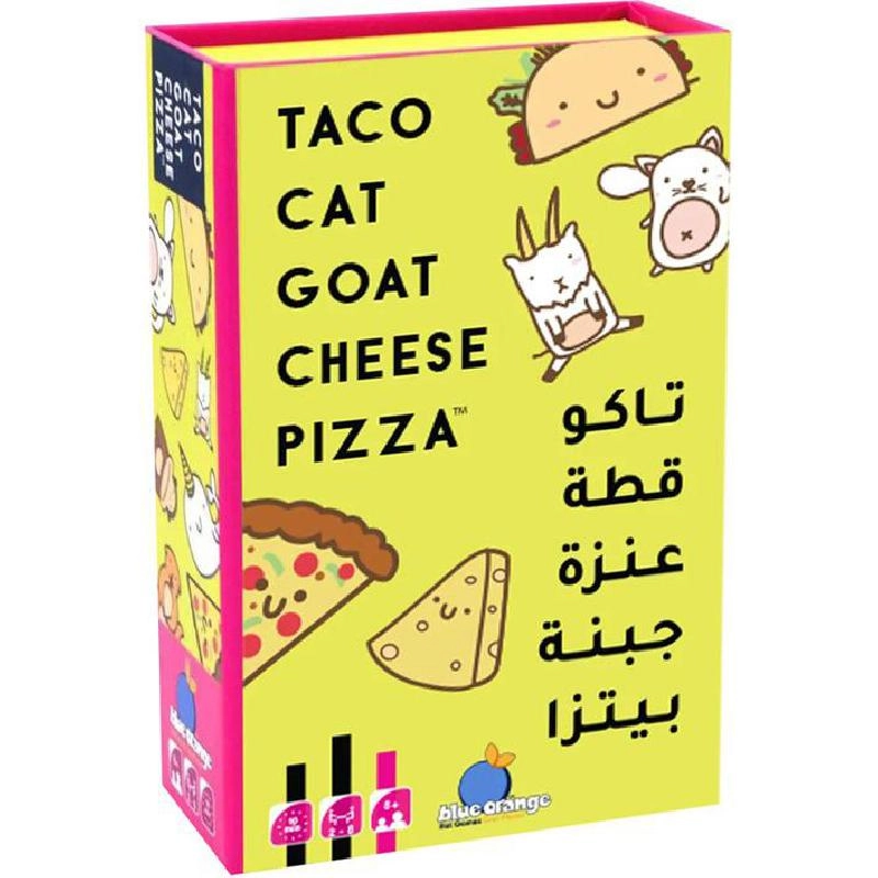 BOARDGAME SPACE Taco Cat Goat Cheese Pizza - Card Game (Arabic)