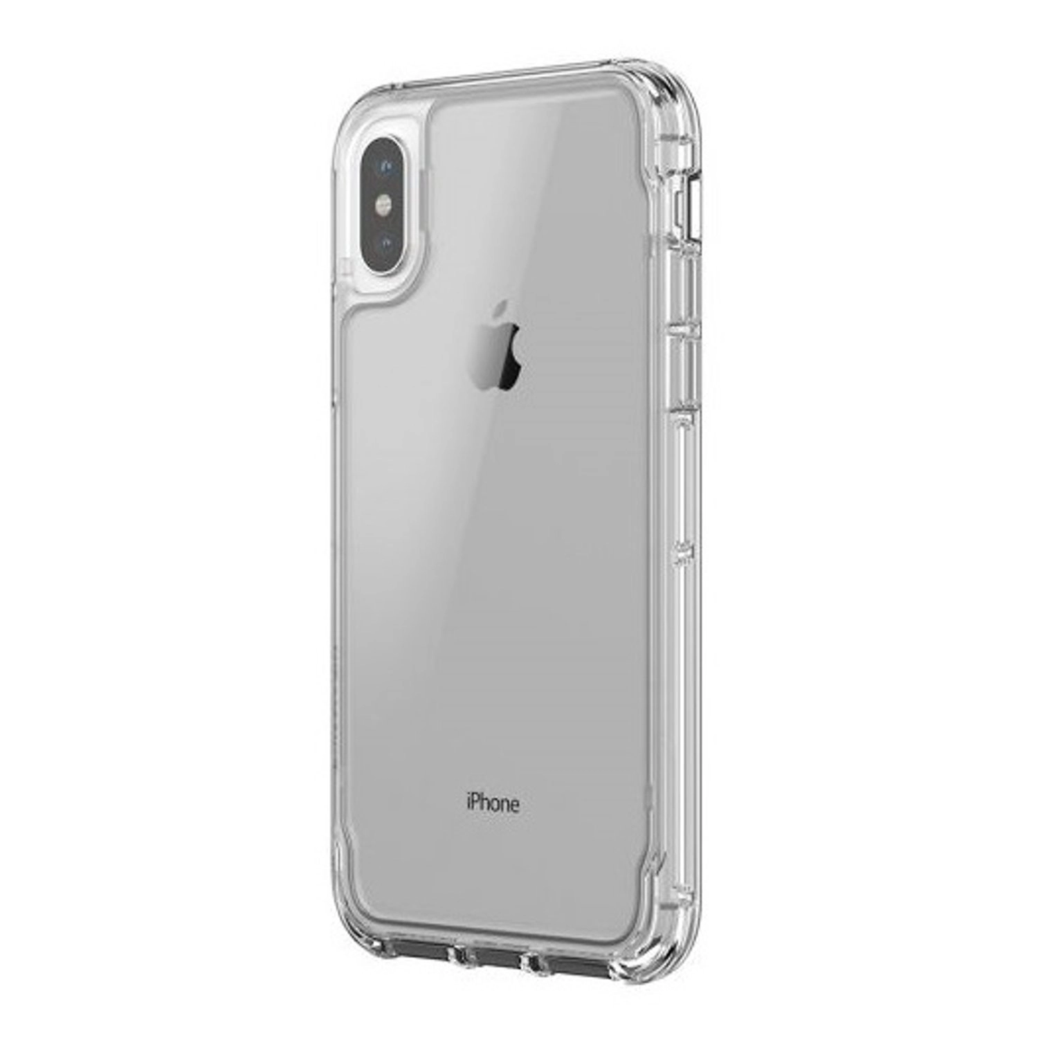 Griffin Survivor Clear Back Case for iPhone XR - Polycarbonate, TPU
