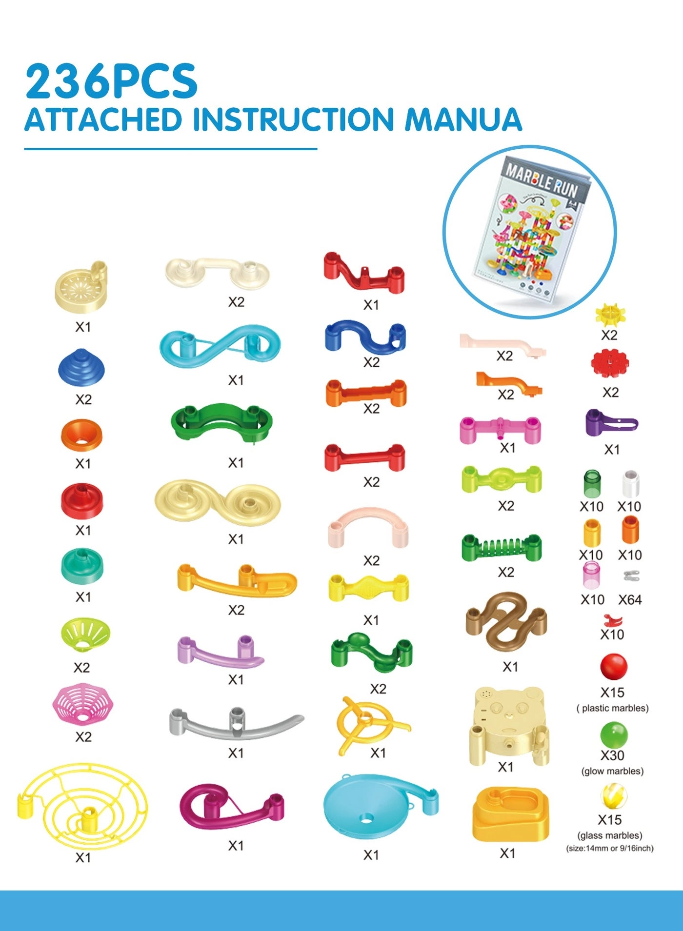 Maze Track Game - 236 pcs