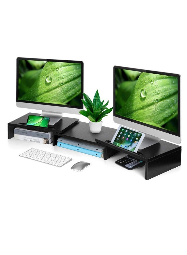 Monitor Riser - Wooden 3-Tier