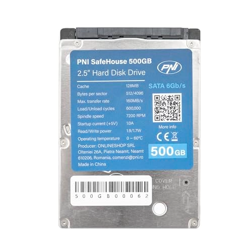 HD-25 2.5" 7200rpm 128MB SATA 6Gb/s (PNI-HD-25-500) - 500GB