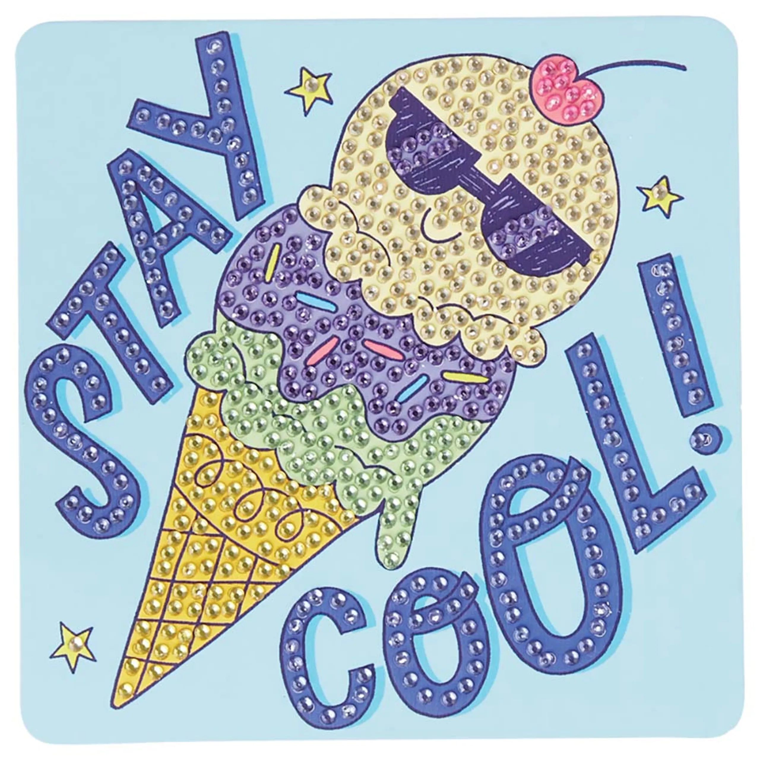 Razzle Dazzle Mini Gem Art Kit - Cool Cream