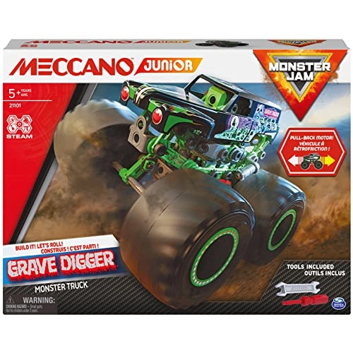 Junior Grave Digger - 127 pcs for ages 5+ Pull-back Motor