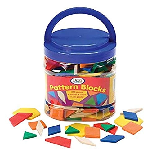 Pattern Blocks - 3 years and up 250 pieces