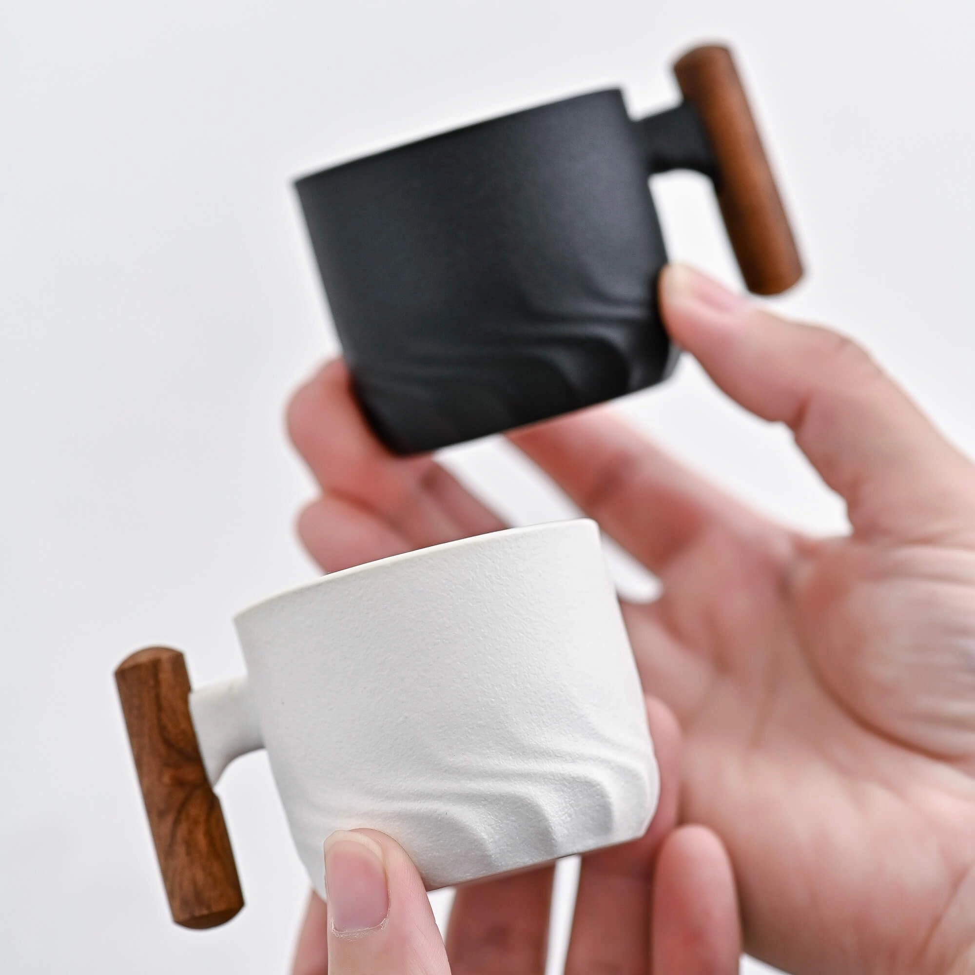 Espresso Cup - 2 pcs Wooden Handle