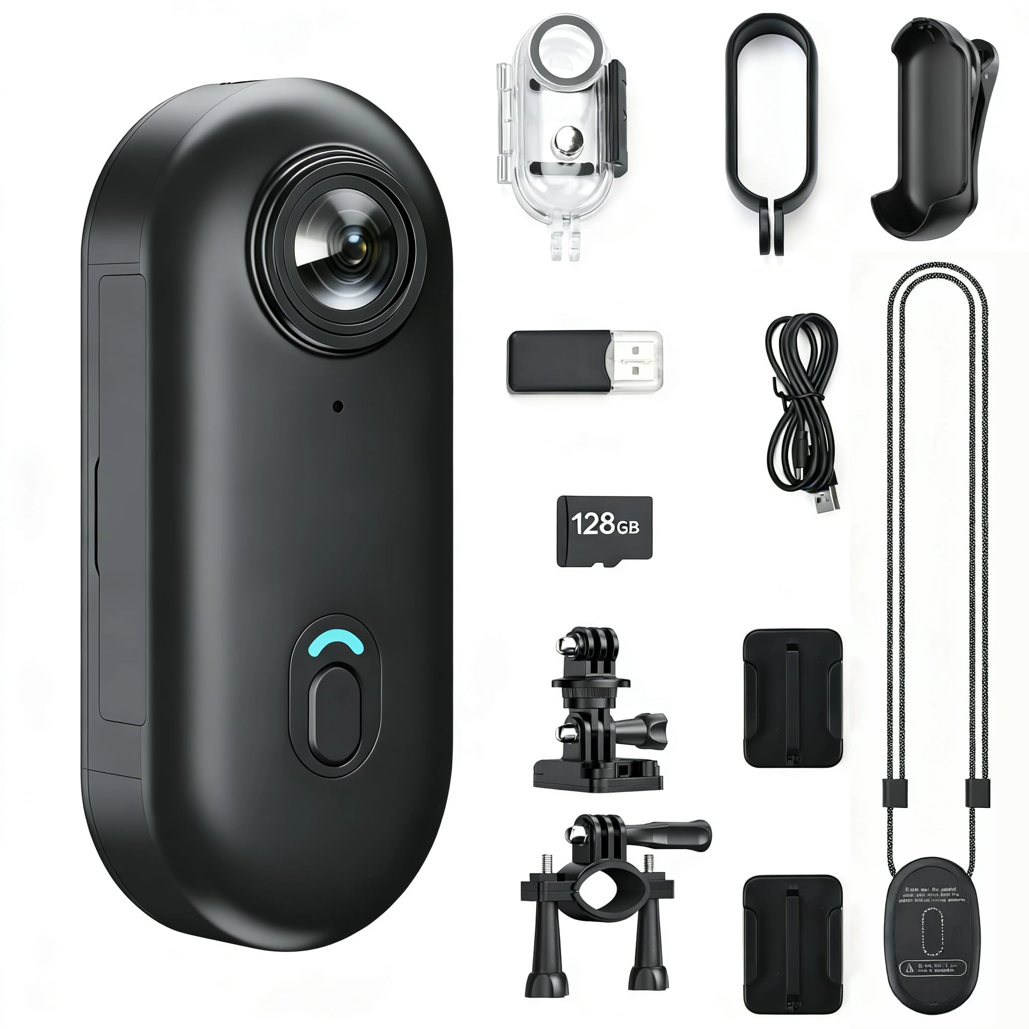JETO Mini Body Camera - 1080P 128GB