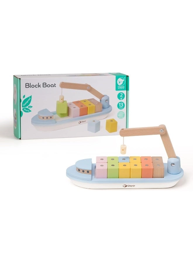 Magnetic Game Cargo Ship - 24 months - 5 years 13 pieces