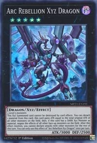 Yu-Gi-Oh! Arc Rebellion Xyz Dragon MP21-EN191